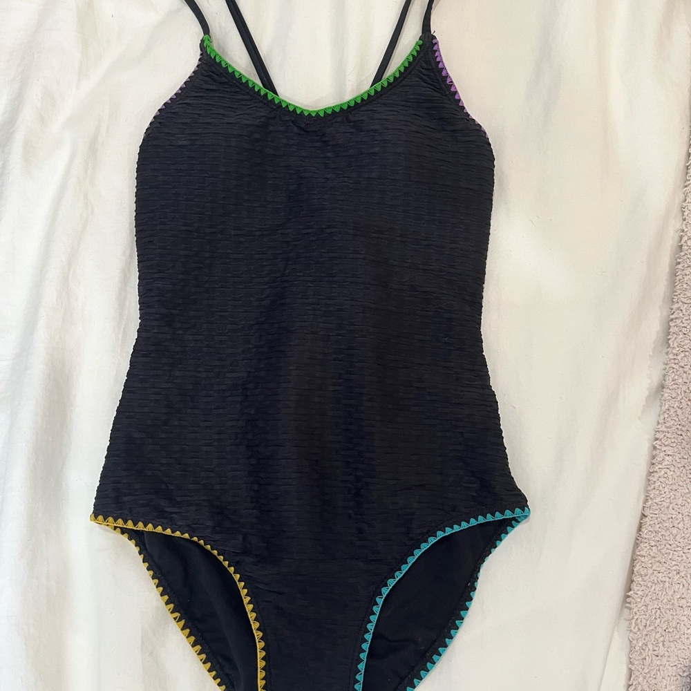 girls limeapple one piece swimsuit